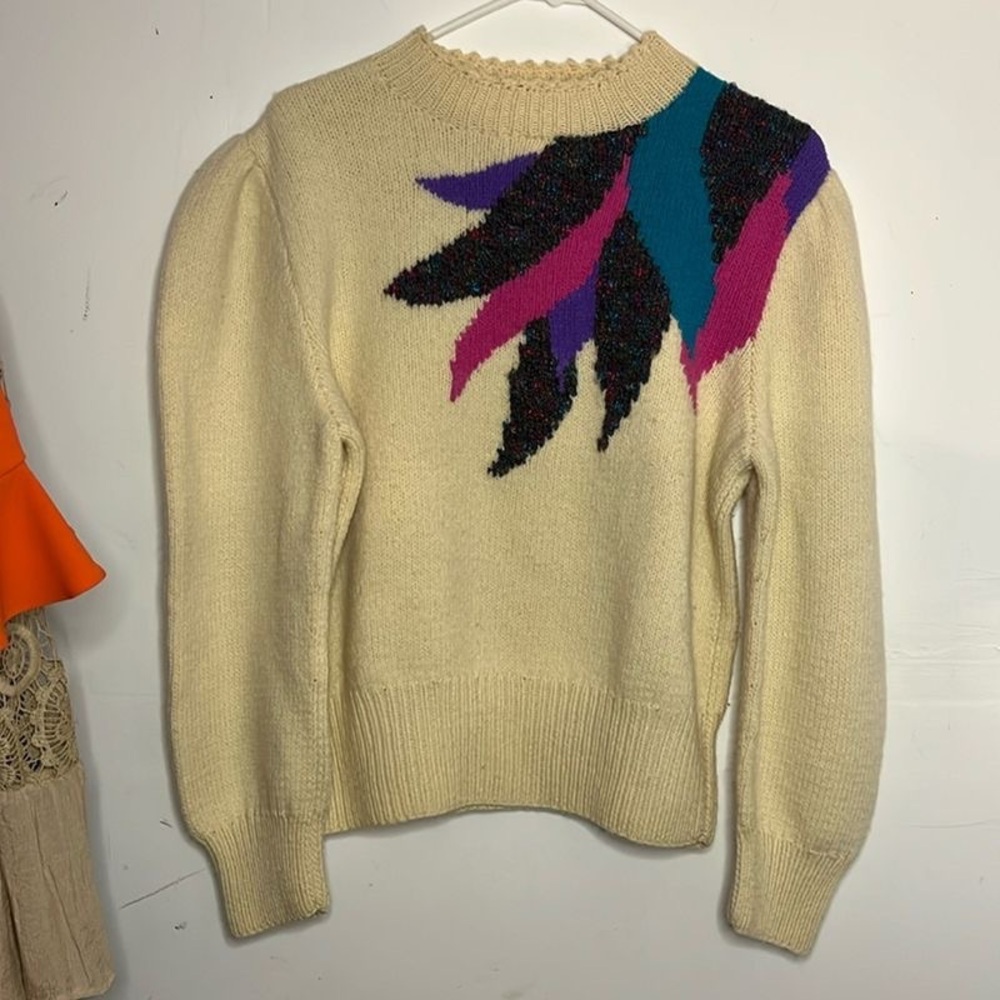 Colorful Patterned Women's Sweater